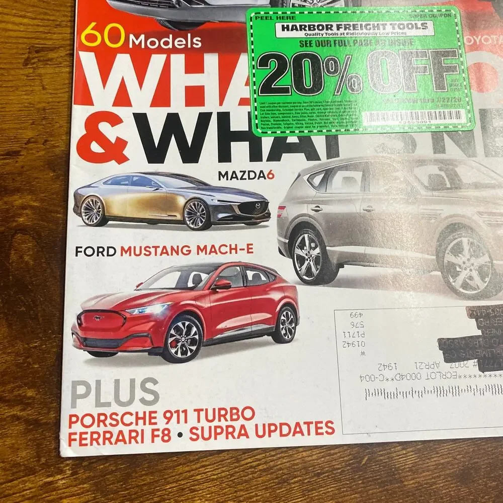 Motor Trend July 2020 Future Cars Toyota Venza AUDI A3 Porsche 911 Turbo Mazda 6